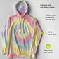 Zen Rainbow Hand-Dyed Long Sleeve Hoodie